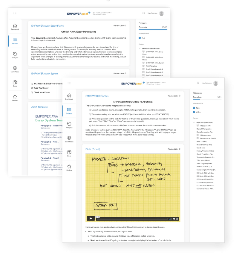 EMPOWERgmat 2023: Proven Online GMAT Prep for 700-800 Scores